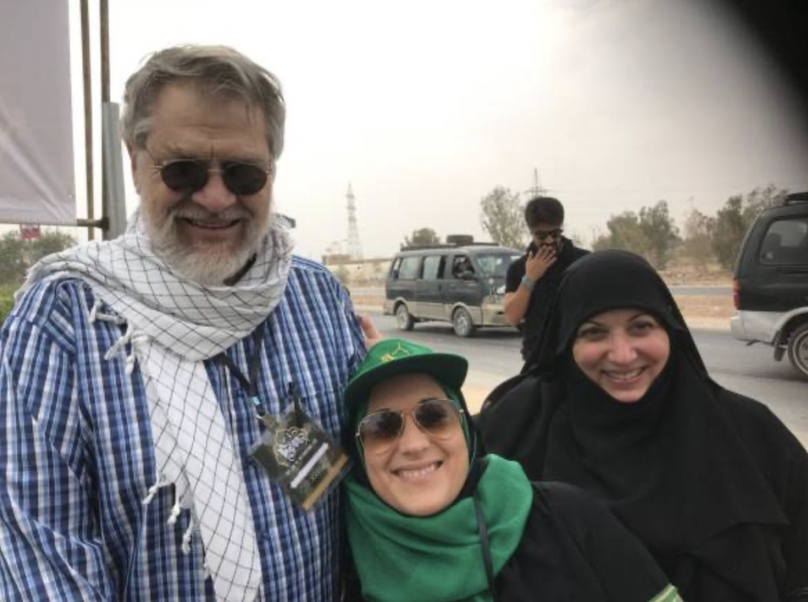On the road to Karbala (Iraq) with Nader Talebzadeh and Zeinab Mehanna, 2017